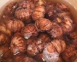 薄口お醤油が隠し味＊栗のこっくり渋皮煮作り方3写真