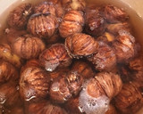 薄口お醤油が隠し味＊栗のこっくり渋皮煮作り方3写真