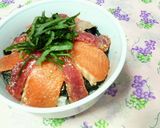 ✿まぐろとサーモンの❀胡麻✿漬け丼作り方6写真