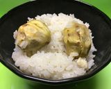 *思いついたらレンジで栗おこわ*作り方3写真