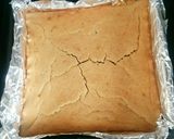 ピーナッツバターチーズケーキほんのり栗味作り方6写真