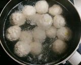 生姜風味のみたらし鶏だんご作り方3写真