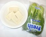 高野豆腐とチンゲン菜の野菜炒め♪簡単作り方1写真