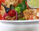 炒飯ハロウィン弁当 簡単 詰め方作り方4写真