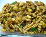 ナスとズッキーニのミートソース焼パスタ作り方5写真