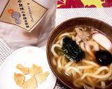 うどんに素焼きせんべいでお麩風に！作り方1写真