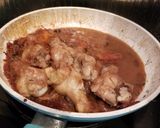 鶏肉の赤ワイン煮～ブルゴーニュ風～作り方8写真