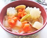 あさりのお味噌汁(豚汁風)作り方8写真