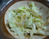 きゃべつとみょうがのごま和え♪作り方3写真