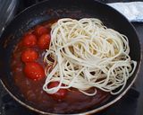 茹でないパスタで一人節約昼食作り方4写真