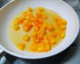 ◐秋を味わう♪柿のラム酒煮プリン風◑作り方3写真