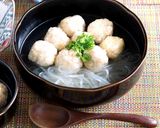 鶏団子と春雨のおかずスープ作り方6写真