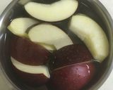 柿とりんごのサラダ作り方1写真