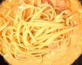 エビのピンクソースパスタ作り方5写真