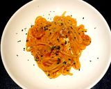 エビのピンクソースパスタ作り方6写真