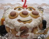 絶対喜ぶアンパンマンケーキを手作りで！！作り方6写真