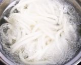 つゆボナーラうどん作り方2写真
