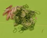 みょうがと水ダコのチャーハン作り方2写真