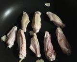 手羽中と丸ごとピーマン作り方2写真