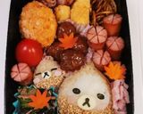 『栗♪リラックマ』秋弁当♡キャラ弁作り方12写真