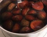重曹・包丁なし！蜂蜜入り栗の渋皮煮☆作り方1写真