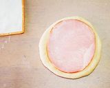 レンジで♪ハムマヨパン作り方4写真