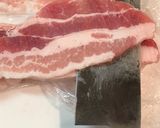 豚バラブロックを薄切りする作り方1写真