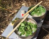 山ごはん簡単鶏とパクチーともやしのフォー作り方12写真