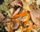 豚こまとたっぷり野菜の中華塩炒め作り方5写真