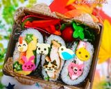 仲良し♪動物デコのおにぎりサンド♡作り方18写真