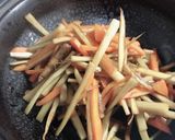 基本♪簡単ごぼうのきんぴら作り方3写真