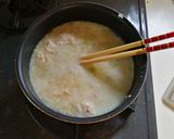 高たんぱく！鶏肉の豆乳味噌ポタージュ作り方3写真