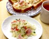 簡単♪温キャベツと生ハムのシーザーサラダ作り方15写真