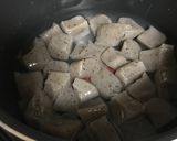 トロトロナスとコンニャクのピリ辛煮作り方1写真
