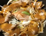 秋鮭と豚バラ肉のちゃんちゃん焼き作り方5写真