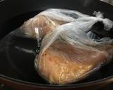 柔らか茹で鶏むね肉と鶏のだしもち麦ご飯作り方2写真