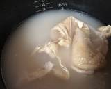 柔らか茹で鶏むね肉と鶏のだしもち麦ご飯作り方4写真
