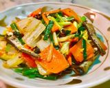 No2088 煮干野菜炒め作り方3写真