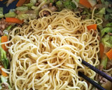 家族のお昼！野菜たっぷり取り分け焼きそば作り方16写真