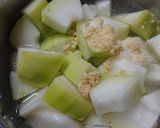 鳥の旨味たっぷり♪簡単冬瓜煮もの♪作り方3写真