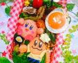 『カービィ♡コックカワサキ』キャラ弁♡作り方17写真
