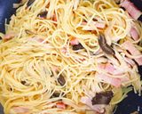 美味しい♪キノコとベーコンの和風パスタ作り方10写真