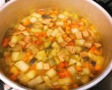残り野菜で簡単　カレー風味スープ作り方5写真