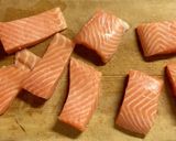 雑な男料理：サーモンの山葵風味ソテー！！作り方3写真