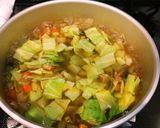 残り野菜で簡単　カレー風味スープ作り方6写真