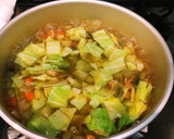 残り野菜で簡単　カレー風味スープ作り方6写真