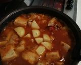 一度で2品!高野豆腐と豚バラのトマト煮作り方3写真
