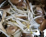 ハタケシメジの温蕎麦・花付き茗荷入り作り方4写真
