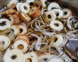 ハタケシメジの温蕎麦・花付き茗荷入り作り方6写真