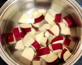 ほんのり甘い★さつまいもの味噌汁作り方5写真